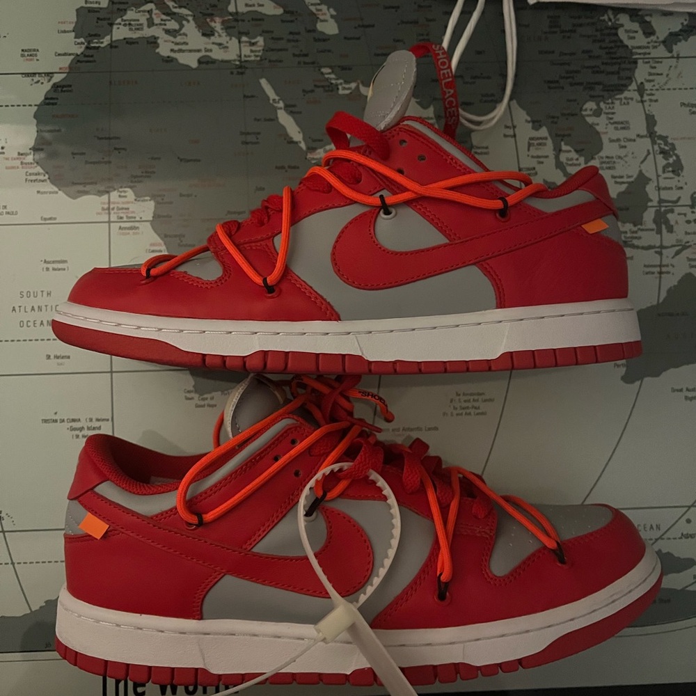 Off white Nike dunk low University red UNLV